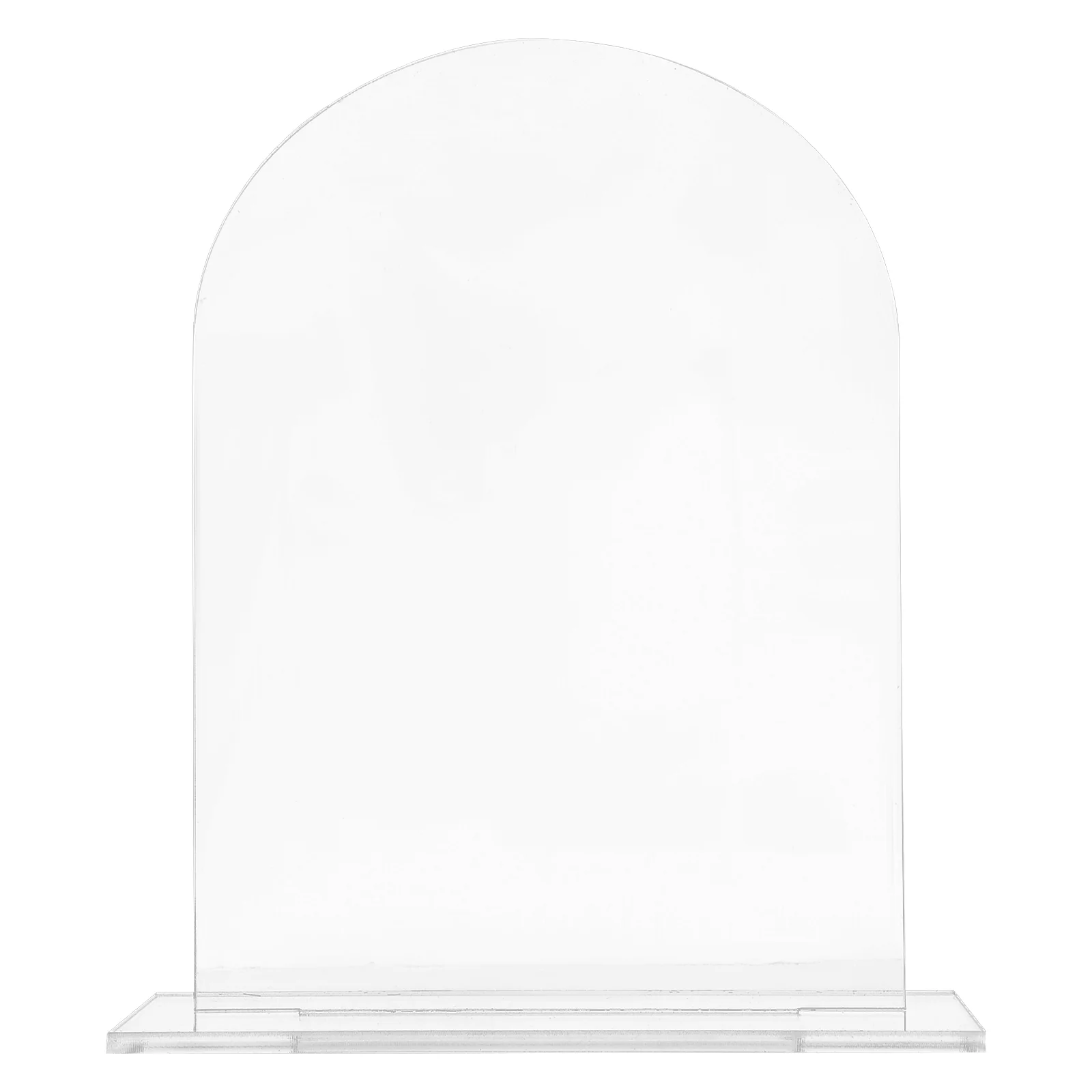 

5 Pcs Party Supplies Acrylic Place Cards Decor with Base Blank Signs Dinning Table