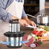 6.5L Electric Stainless Steel Meat Grinder, 1500W Wonder Chopper,Household Kitchen Food Processor,Garlic Paste Grinder,3 Speed 5