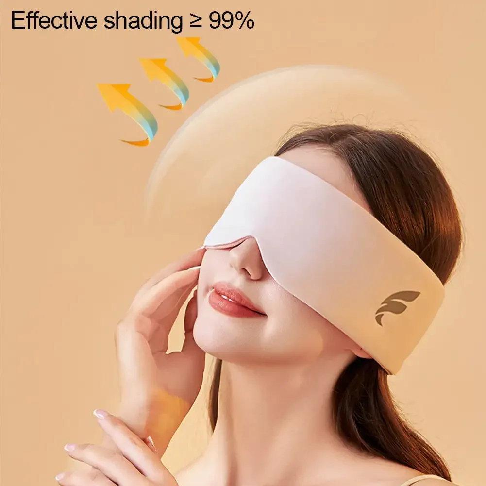 Cotton Silk Sleep Mask Blindfold Eye Cover Eye Patch Women Men Soft Portable Blindfold Travel Eyepatch Sleeping Eye Mask 6