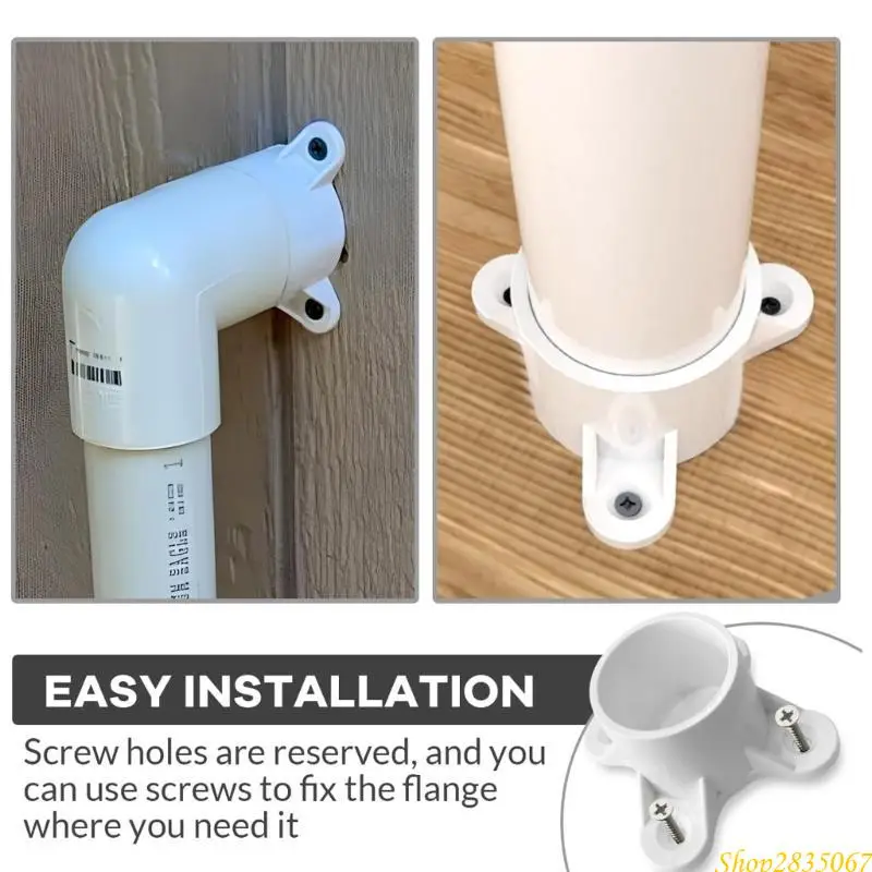 10pcs PVC 파이프 캡 플랜지 캡 테이블 다리 캡 현대 가구 액세서리 DIY 가구 프로젝트 831F에 대한 빠른 설치