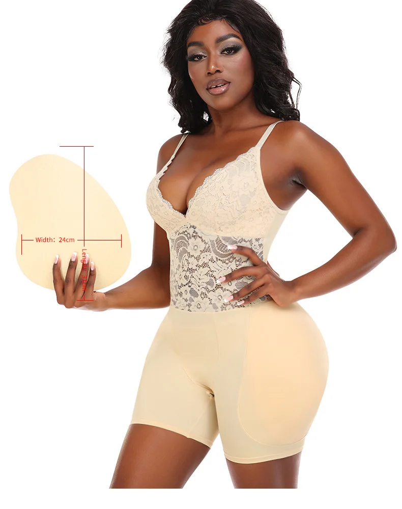 Beige-hip pad