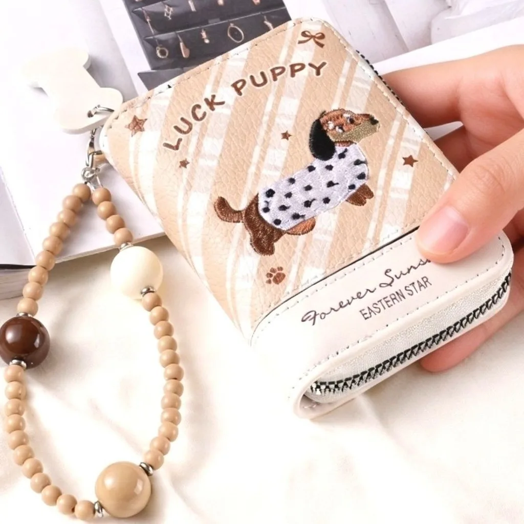Portafoglio da Donna, Portafoglio Bi-Fold, Portamonete, Portafoglio Corto per Shopping e Uscite Quotidiane per Ragazze Adolescenti - immagine 3