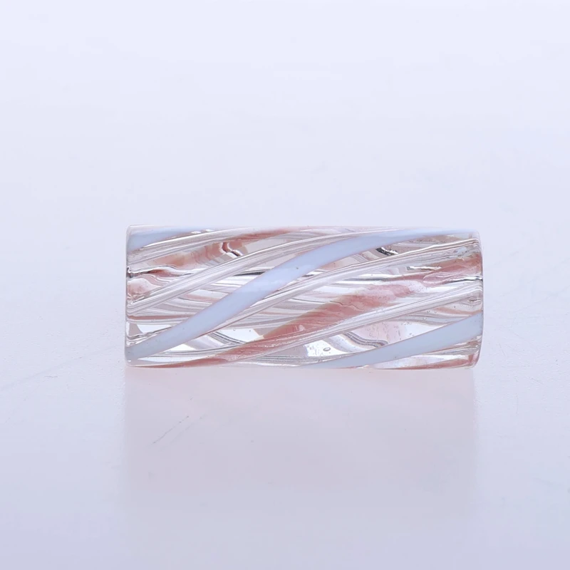 5pcs/box 7 Holes Wig Wag Screw Line Style White Mixed Red Smoking Glass Filter Tips Smoking Accessories