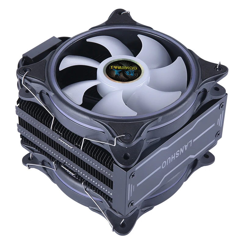 Tubos de Calor de Cobre Puro Torre Cooling System Cpu Cooler X79 X99 2011 Lga1700 1150 1155 1200 1356 1366 Am4 - Imagem 6