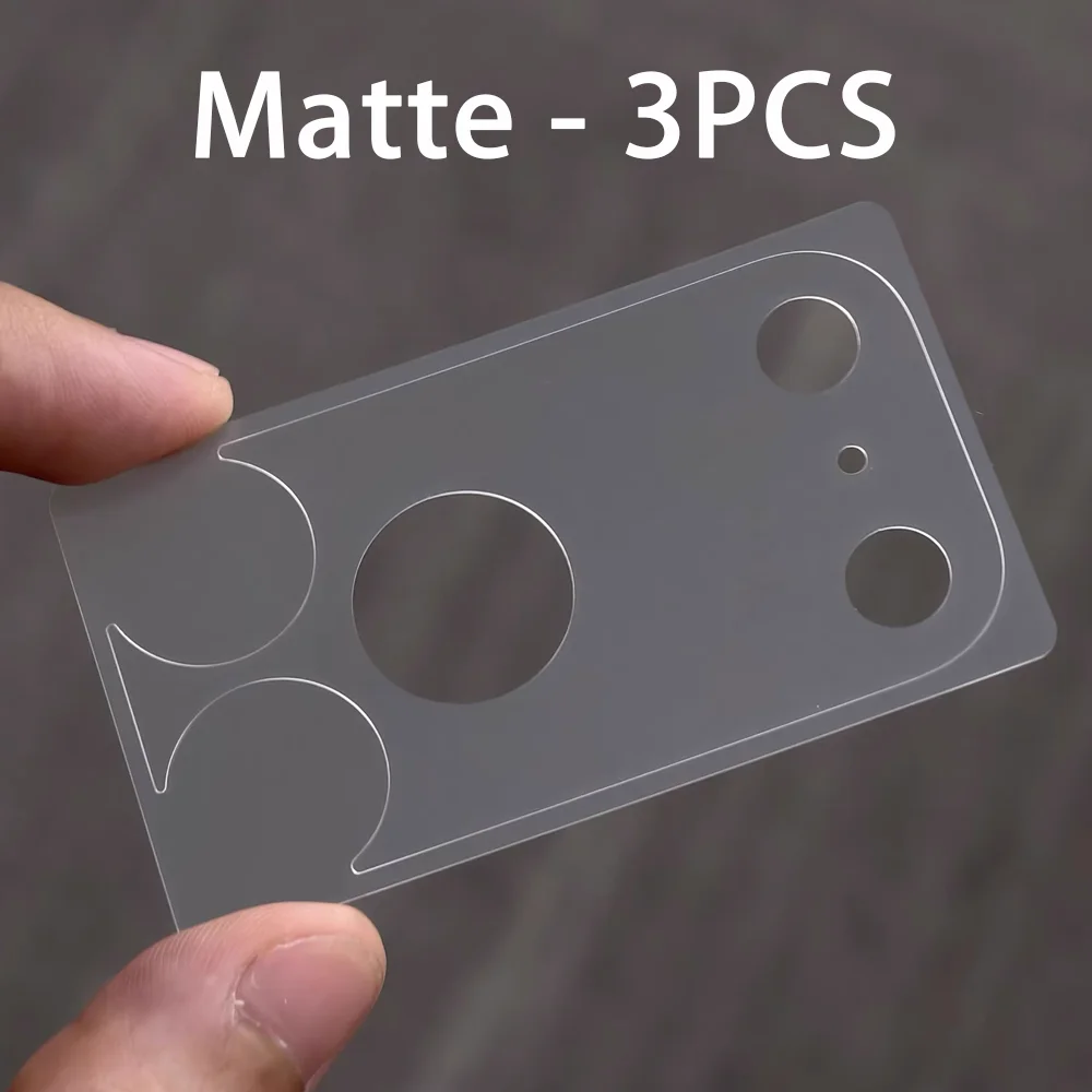 Premium HD/Matte Protective Fiber Base Lens Film - Transparent Fiber Hollow Chassis 3-5 Pack