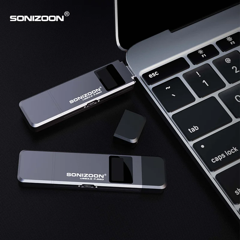 Fingerprint Encryption Portátil Solid State Ussd128gb Escrever Proteção Função Tpyec3.2 Pen Drive Usb30 Usb Flash Drive para Mac - Imagem 6
