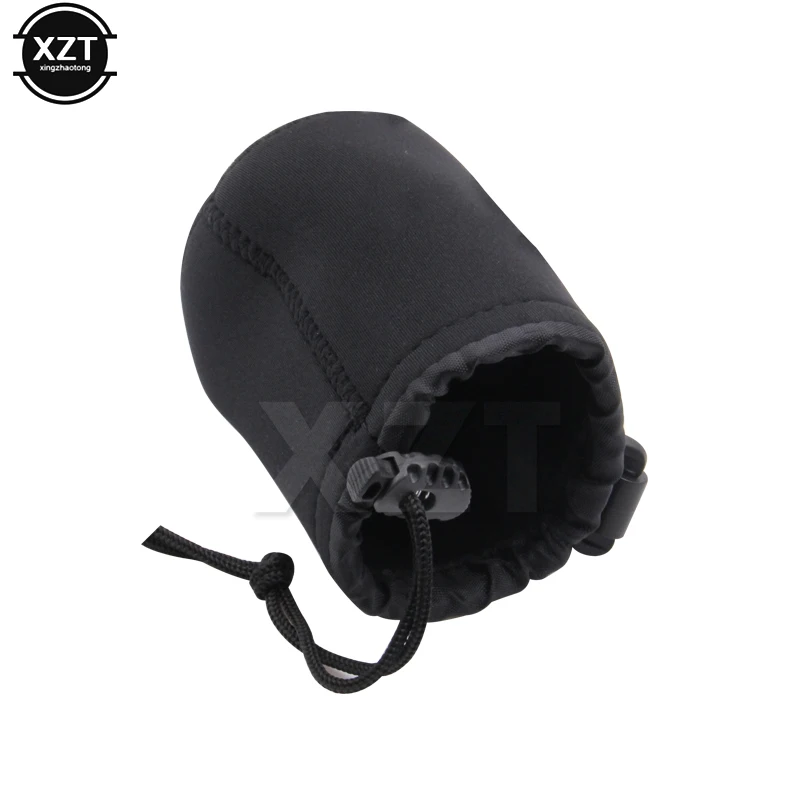Universal Camera Lens Pouch Bag Neoprene Waterproof Lente Cover Case Stora S M L XL Soft Nylon For Canon Nikon Sony Newest