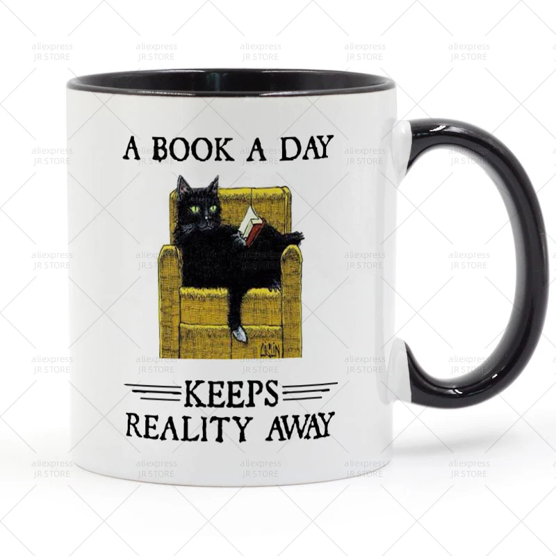 

A Book A Day Mug Ceramic Cup Gifts 11oz