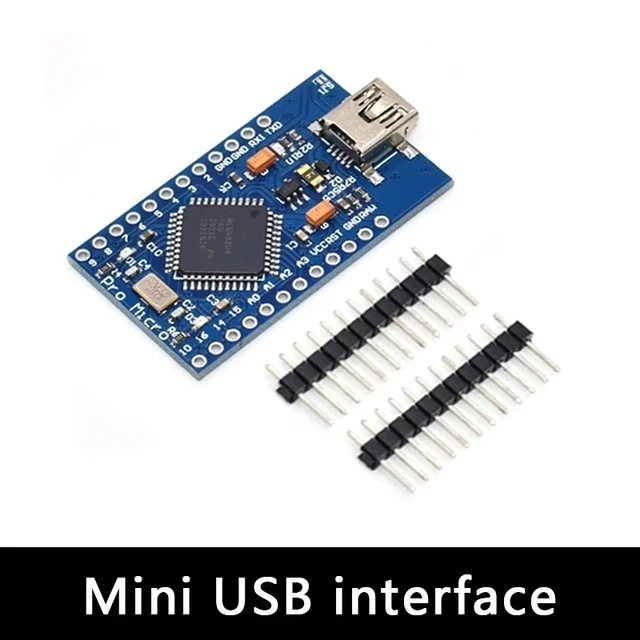 Szín: Mini USB - Pro Micro ATmega32U4 5V 16MHz Cserélje Ki Az ATmega328 At Arduino Pro Mini Hez 2 Soros Tus Fejlecre A - Foto 6
