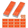 100 Pieces Two Cutting Plastic Razor Blade Label Clean Razor Glue Remover Window Glass Clean Scraper Car Wrap Sticker Squeegee 2