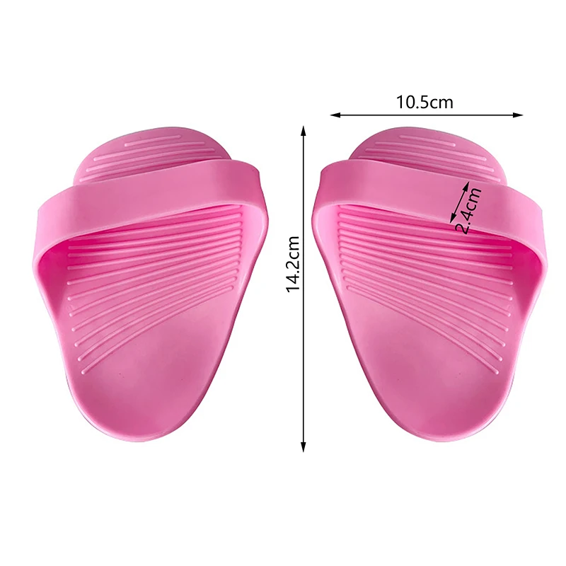 2pcs Weight Lifting Grip Pads Gym Workout Gloves Silica Gel Anti-slip Fitness Grips for Men Dumbbell Pull-up Strength Training