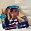 comfort warm soft plush blanket suitable Fault for c-Culpa sofa living tuya room office bedroom Your film travel Flannel gift 4