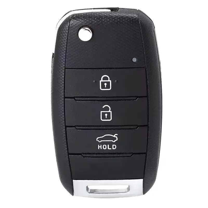 DIYKEY P/N: 95430-G6600 Upgraded 3 Buttons For KIA Picanto Flip Key 433MHz 4D60 Chip Car Remote Fob