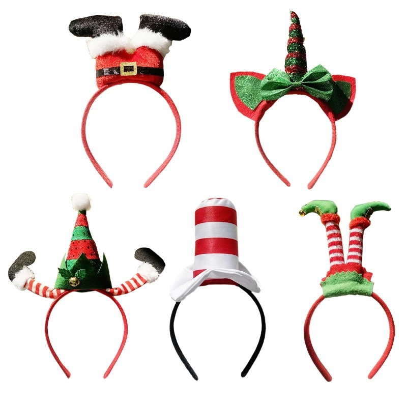 

Christmas Santa Headband Christmas Hairband Girl Funny Christmas Hair Bands Children Women Hairband Clown Headband