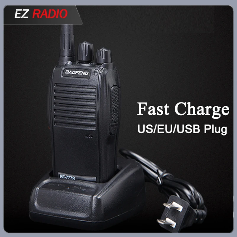 Baofeng BF-777S 휴대용 양방향 햄 라디오, UHF 400-470MHz 싱글 밴드 전문 워키토키, BF777S 트랜시버 BF-888S, 5W
