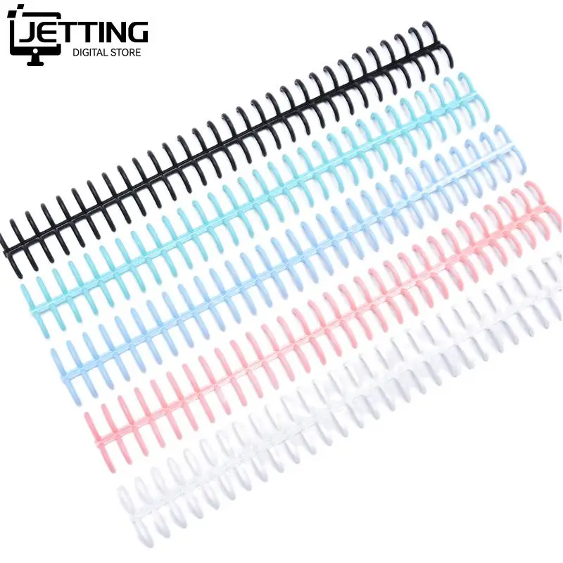 

1pc 30 Hole Loose-leaf Plastic Binding Ring Spring Spiral Rings Office Supplies Spiral Binding Coil
