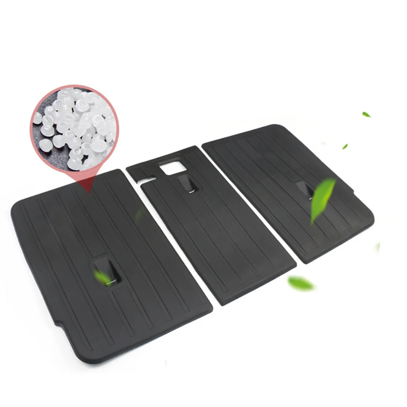 

For TesIas model Y boot cushion, rear seat backrest cushion, TPE interior decoration modification accessories