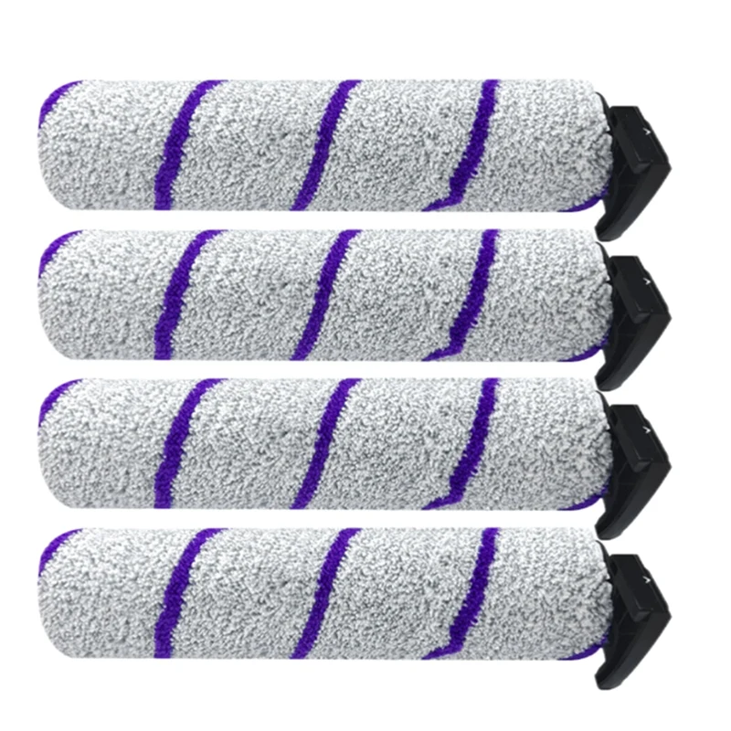 

4PCS Replacement Parts Accessories For Narwal S1 Floor Scrubber Washable Main Roller Brush Plush Floor Brush Household Cleaning