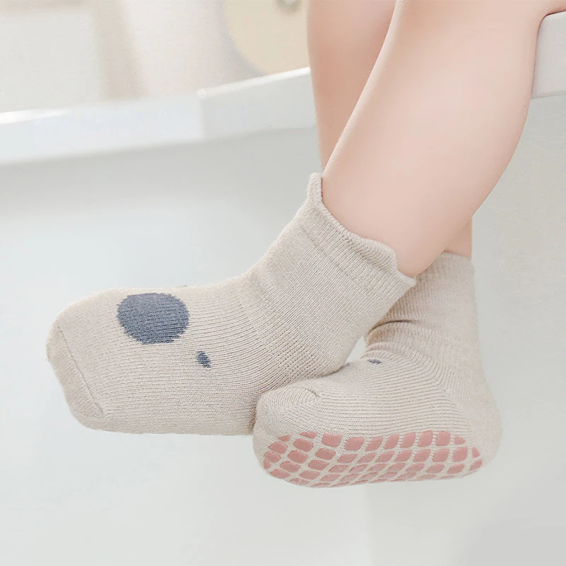 

Baby Anti Slip Floor Socks Newborn Warm Indoor Toddler Socks Children's Socks Early Education Socks Combed Cotton Breathable