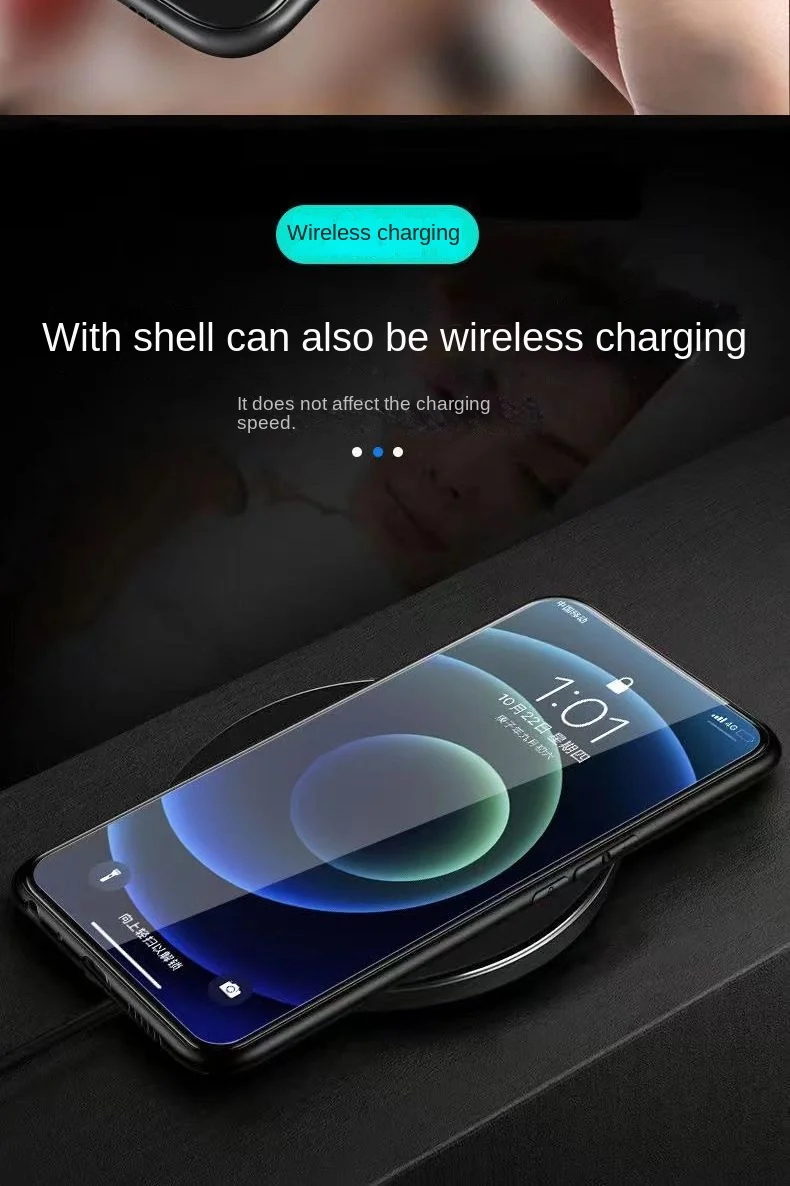 Fashion Hard Tempered Glass Gradient Protective Back Cover Case - Full Cover Shell