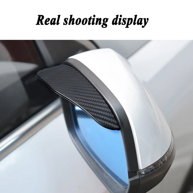 Car Rear View Mirror Rain Eyebrow Visor 2pcs Rain Cover for SMART Fortwo Forfour 453 451 452 450