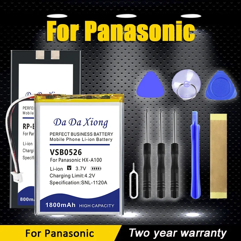Dmw-Bcm13 Batteria Per Panasonic Lumix Dmc-Tz41 K0360-0570 Hx-A100 Es-St21 Es7017 Rp-Bp30L St23, Vari Lettori Cd A Cassetta Md