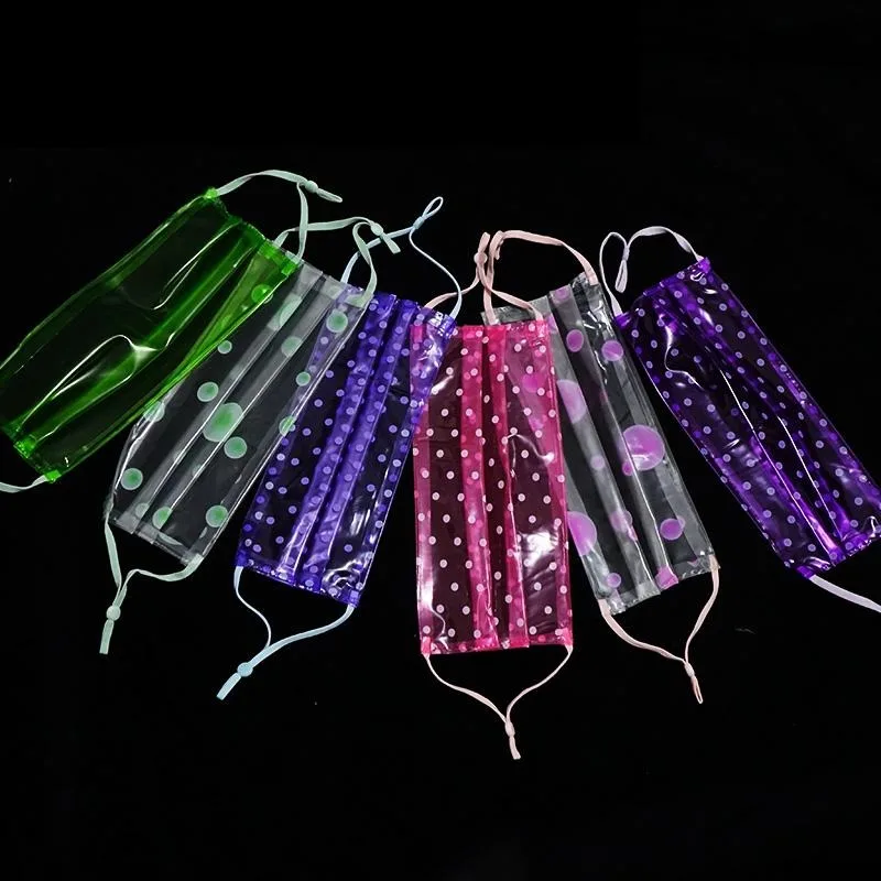 Masque en plastique Transparent PVC, coupe-vent, imperméable, Non respirant, lisse, doux, résistant aux intempéries, couverture faciale pour les activités de plein air