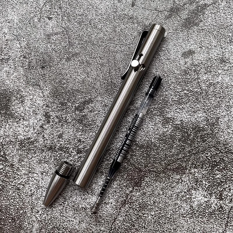 

1PC EDC Titanium Alloy Pen With Collection Writing Multi-functional Portable Pen Outdoor EDC Tools