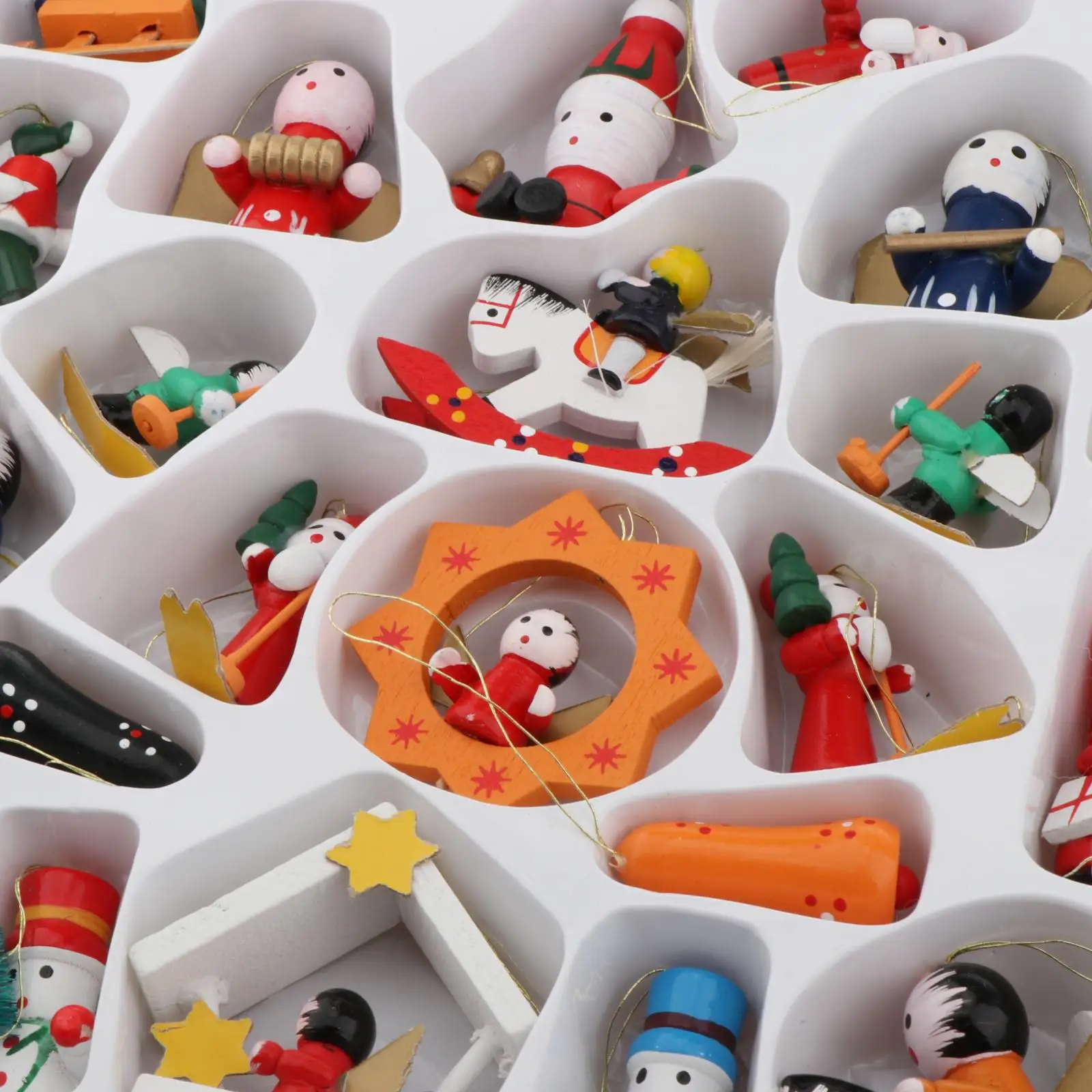 A Christmas Box Christmas Trees Hanging Santa Crafts Ornaments Family Friends Trees Charms Decorations DIY Keychain Pendants