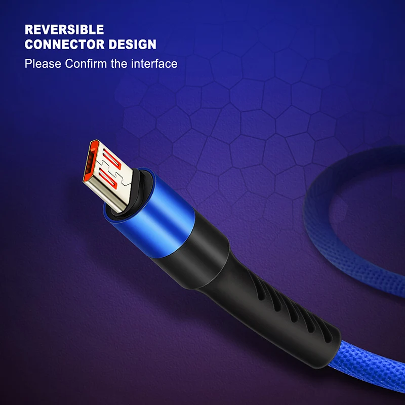 รูปสินค้า สายชาร์จ Micro USB 2.0 ชาร์จเร็ว 480 Mbps พร้อมรับประกันคุณภาพ