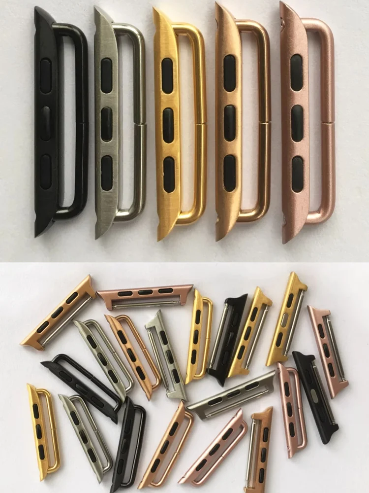 Dual Connector Adapter Set for Smartwatch Bands with Metal Clasp