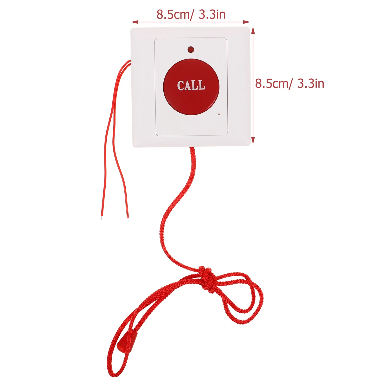 Wall Mount Emergency Rope Sos Alarm Button For Elderly Patient Call Help Switch Panel Pager Alert Device Plastic
