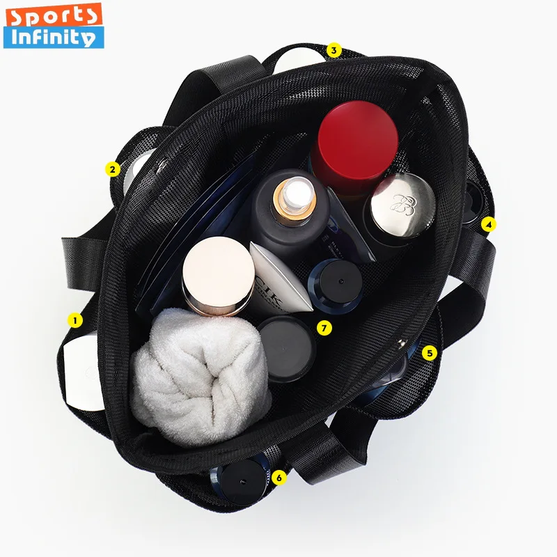 Large Capacity Swimming Bags Shower Basket Portable Bath Storage Dry and Wet Separation Shoulder Sports Gym Bag
