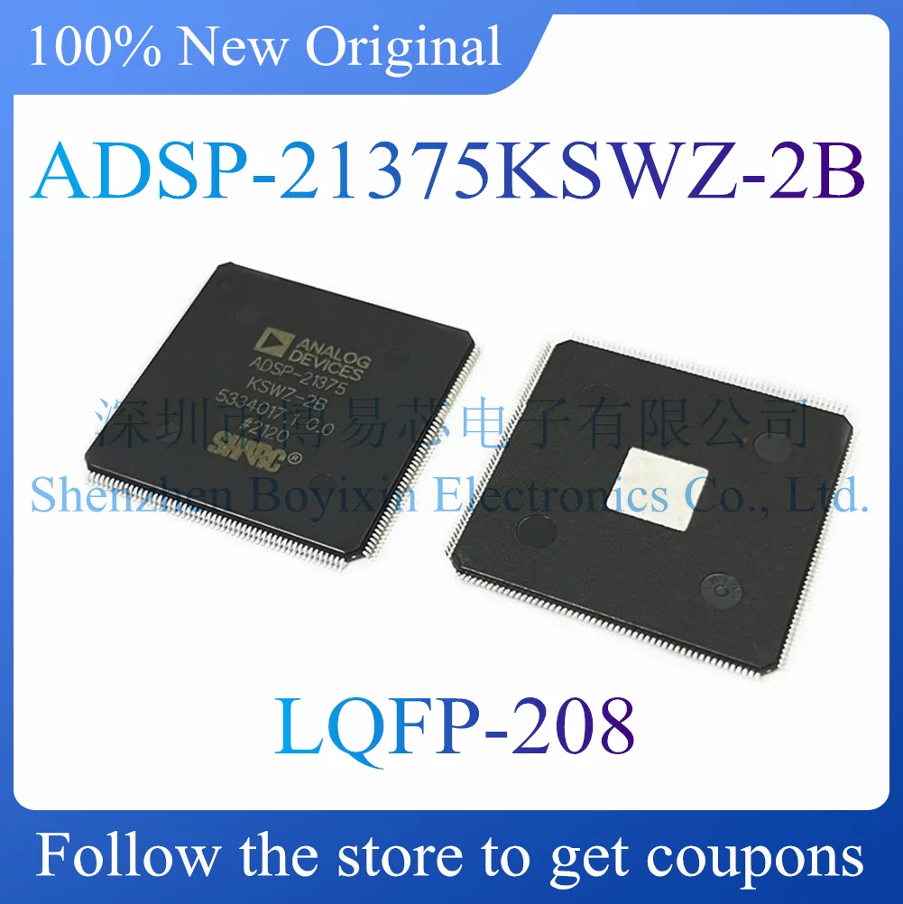 

NEW ADSP-21375KSWZ-2B.Original and genuine digital signal processor (DSP/DSC) chip. Package LQFP-208