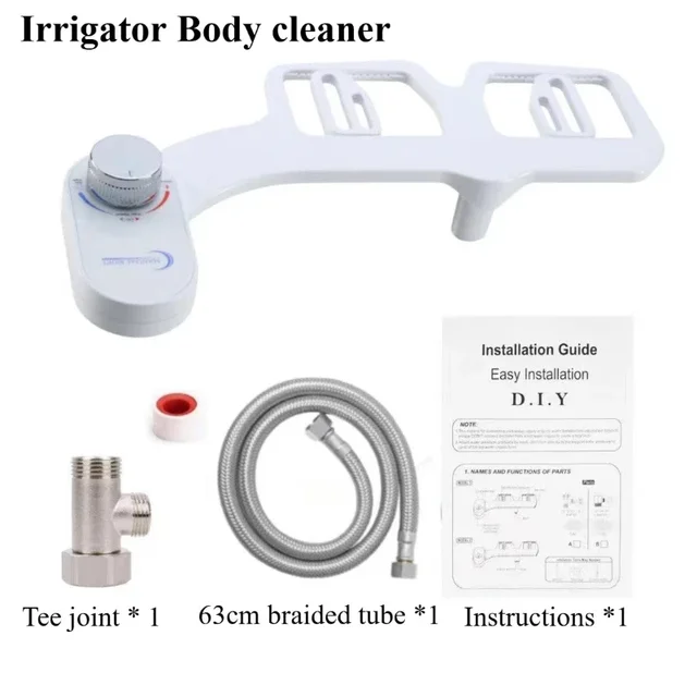 ครัวเรือนถอดปลั๊กอัจฉริยะ Simple ฝาครอบห้องน้ําล้างก้น Flusher ทําความสะอาด Body เดี่ยวเย็นสเปรย์คู่ติดตั้งง่าย 1