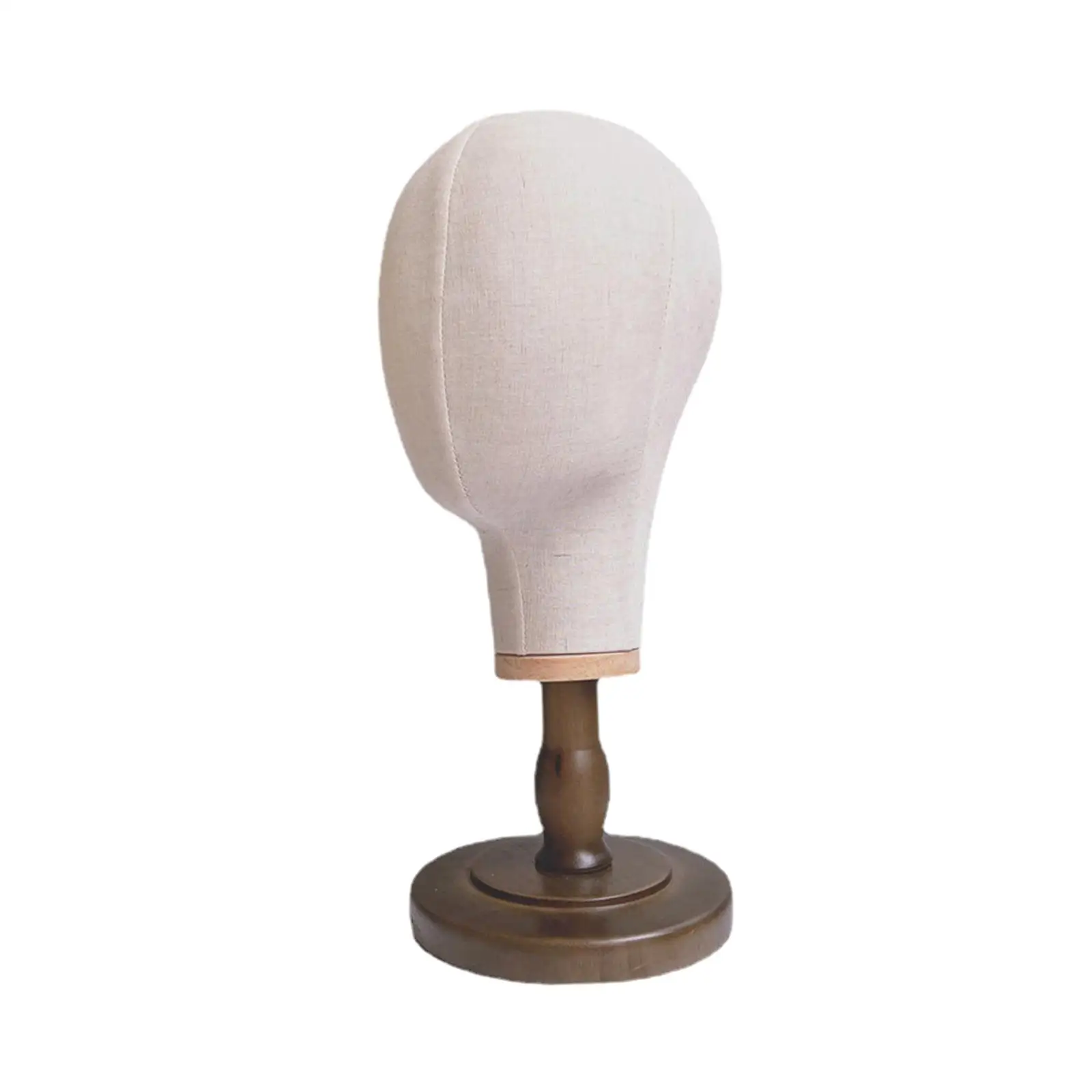 Modello di testa di manichino Modello comestico Testa di blocco di tela per cuffie Cappello Parrucca - immagine 3