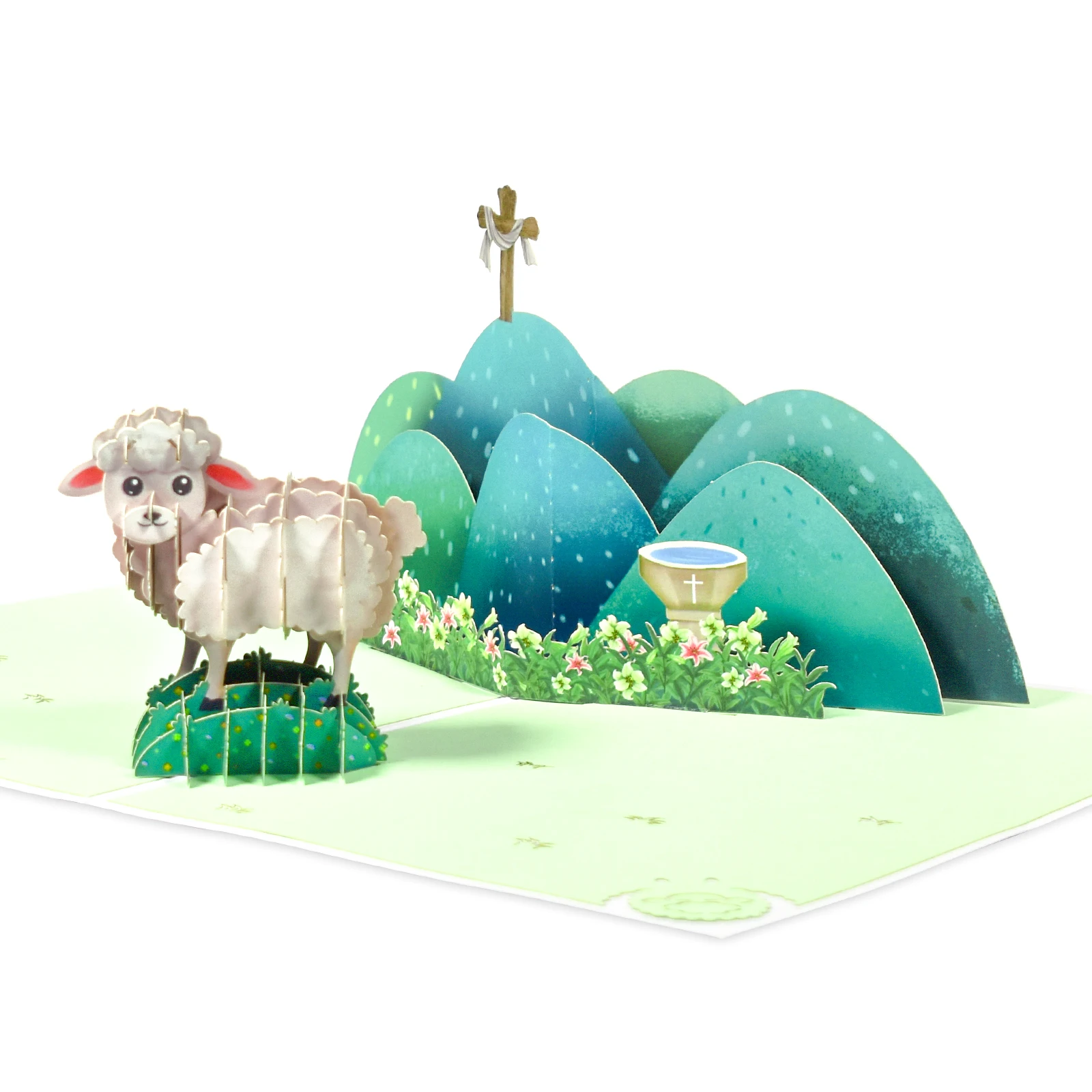 3D Pop-Up Baptism Greeting Card