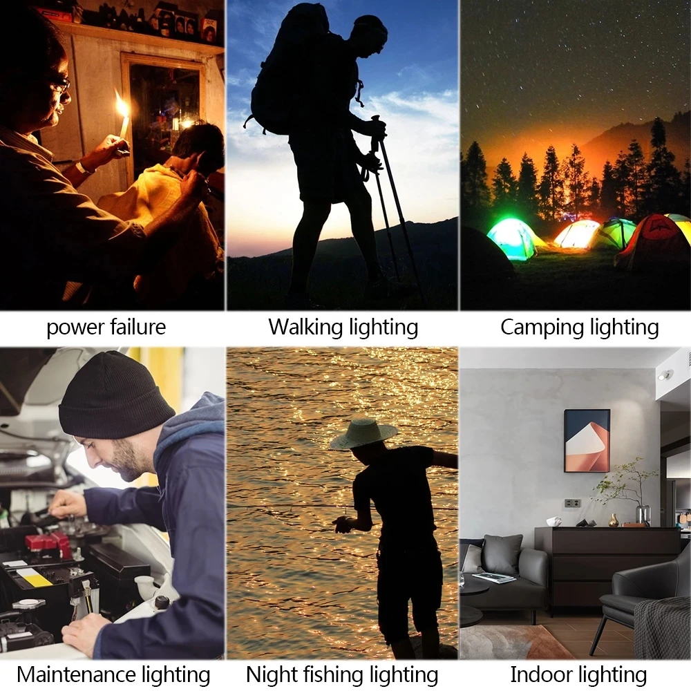 Camping light Camping lamp Portable lanterns Camping lantern Emergency lights New Telescopic Foldable LED Camping Light Portable Tent Light Night Emergency Camping Lantern Use AA Battery
