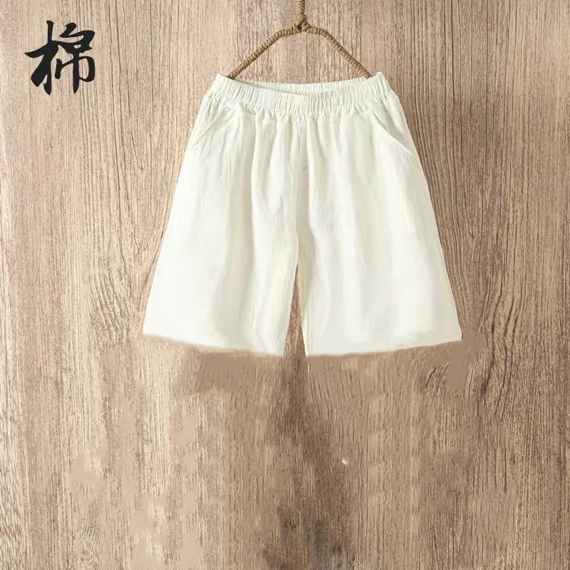 Cotton white [shorts]