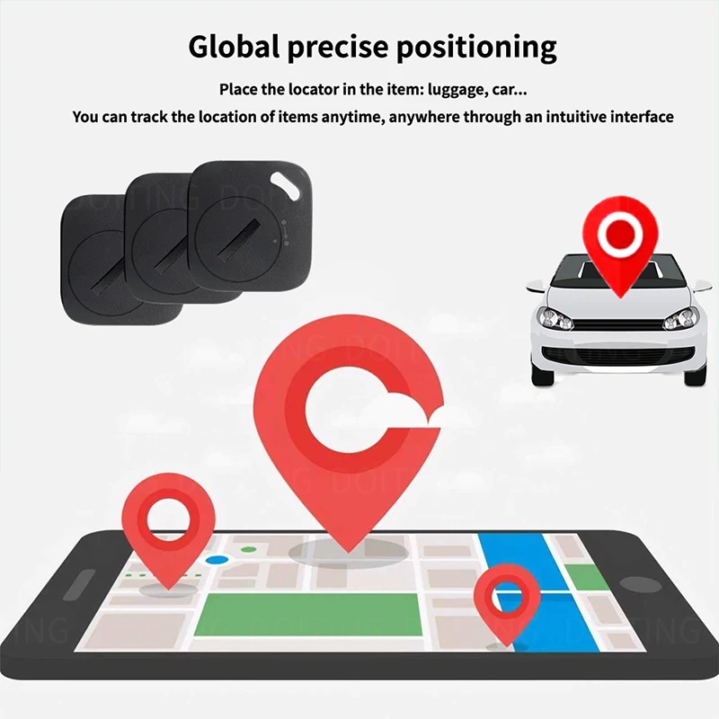 Mini Tracking Device For Apple Find My Key Smart Tag IOS System Child Finder Pet Car GPS Lost Tracker Smart Bluetooth Tracker