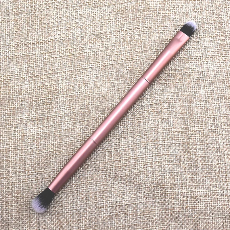Multifunctional Double Ended Eyeshadow Eye Shadow Makeup Cosmetic Brush Tools Champagne Gold Eyeshadow Makeup Beauty Brush 1Pcs makeup brush set makeup brush