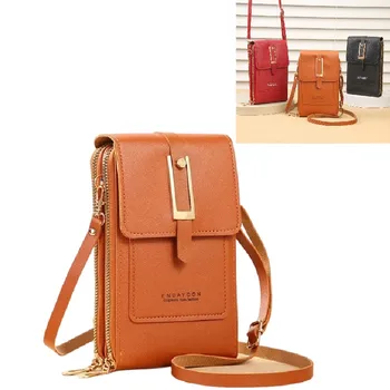 Fashion Women's Bags Shoulder Crossbody Bag Touch Screen Phone Bag Clear Coin Pocket Simple Multi-function Credit Card Holder 1