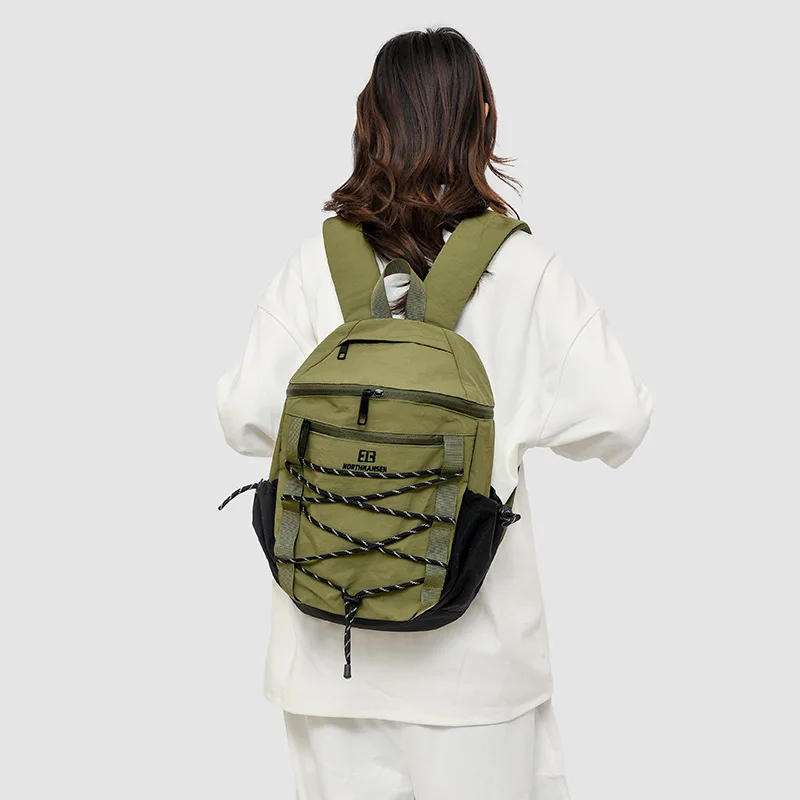 Outdoor Sports Backpack Large Capacity Casual Oxford Cloth Double Shoulder Bag for Travel New Style