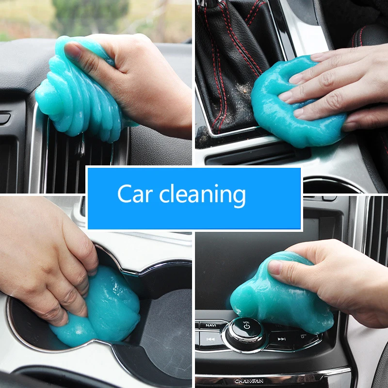 Cleaning gel Car cleaning tool Cleaning magic mud Car detailing cleaner Car cleaning gel Car Accessories Interior Magic Dust Cleaner Compound Super Clean Slimy for Phone Laptop Pc Computer Keyboard