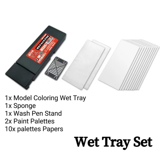 Wet Palette for Acrylic Painting Keeps Wet Paint Fresh Pigment Palette  Model Paint for Miniature Painting Art Acrylic Paints - AliExpress