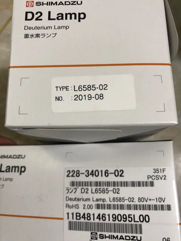 

Shimadzu original deuterium lamp 228-34016-02 L6585-02 for SPD-10A/20A