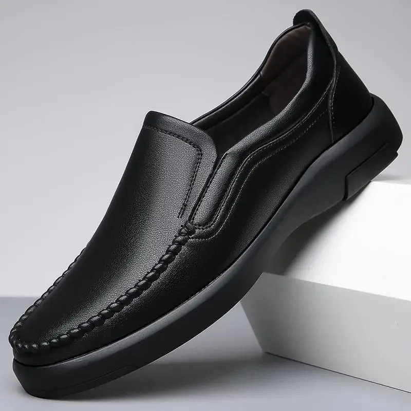 

Мужские туфли, осенняя британская деловая Классическая повседневная кожаная обувь, мужской черный костюм, Свадебный костюм для жениха, увеличивающий рост, большой носок Fas