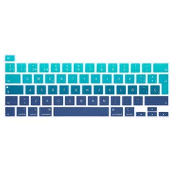 Coque de clavier espagnol en Silicone, couleur arc en ciel, pour MacBook New Pro 16 2019 A2141 M1 Chip A2338/A2251/A2289 2020 + 