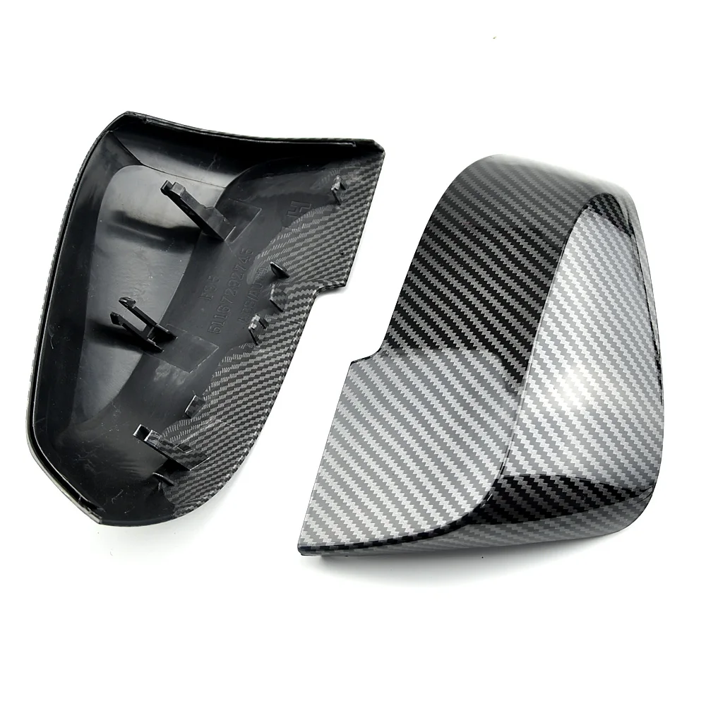 2 Stück Rückspiegelabdeckung Carbon Schwarz für BMW Serie 1 2 3 4 X M 220i 328i 420i F20 F21 F22 F23 F30 F32 F33 F36 X1 – Detail 9