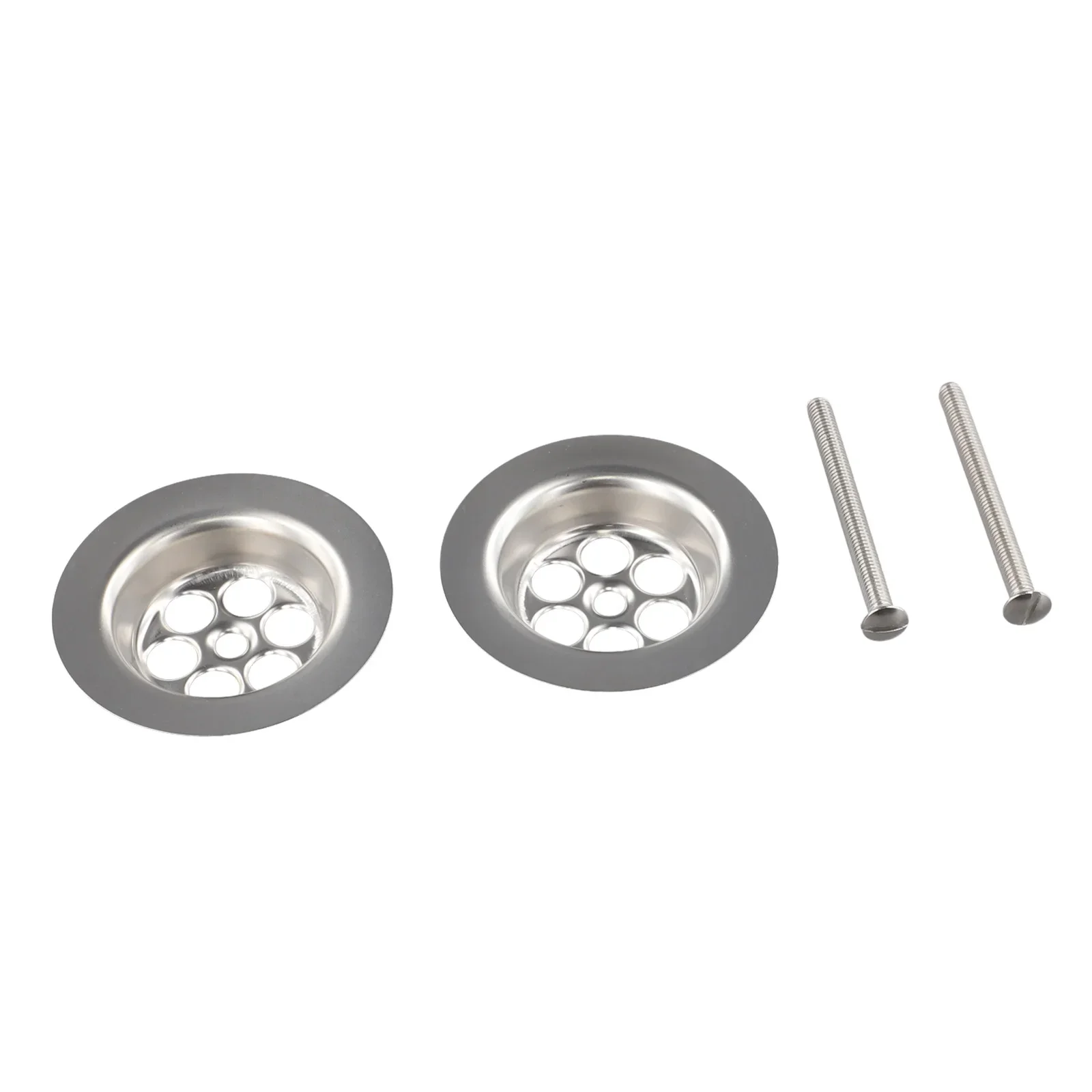 Stainless Steel Bath Plug Replace With Screw 70mm Kitchen Fixtures Leakproof Set Bath Plug Convenient Replacement drain plug